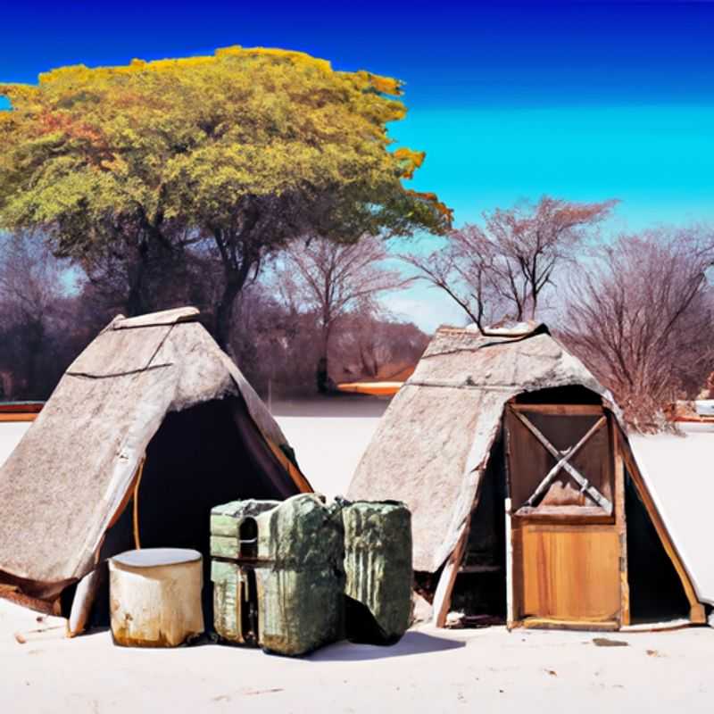 Visite de la réserve de chasse d'Ongava dans le parc national d'Etosha, en Namibie, en hiver