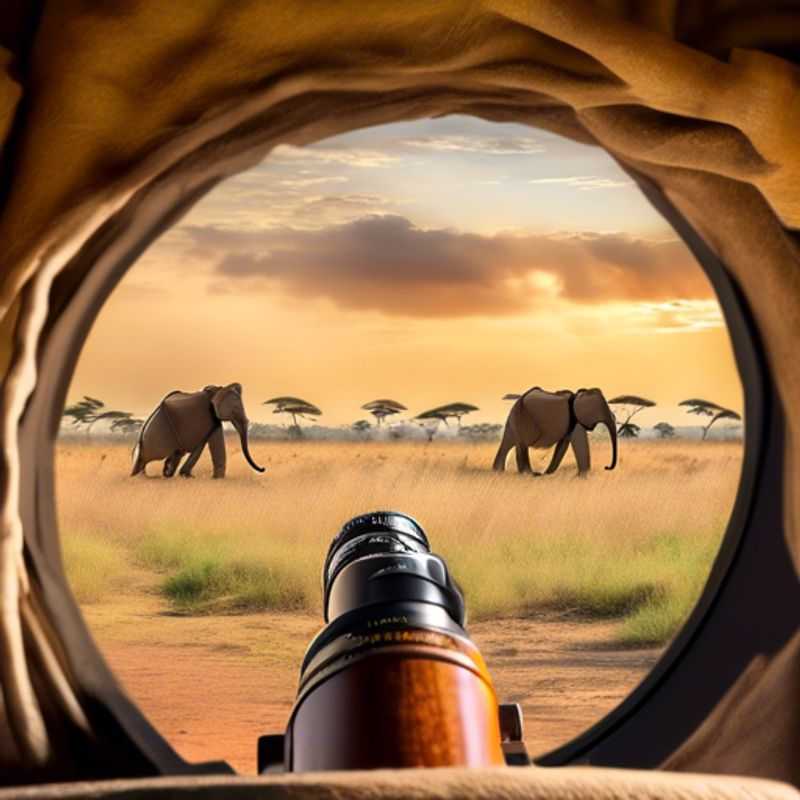 Jumelles de safari : essentielles pour observer la faune africaine dans toute sa splendeur.