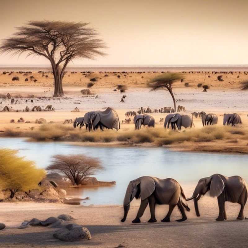 Etosha's Enigmatic Elephants & Other Wonders: A Guided Tour to Unraveling Namibia's Secrets<h3>Unmasking Etosha: Guided Tours to Crack the Code of Namibia's Wildlife Mystery</h3><h3>Beyond the Baobabs: Expert-Led Tours to Unlock Etosha National Park's Hidden History</h3><h3>Etosha National Park: Myth, Mystery, & Meerkats! A Guided Journey Through Namibia's Jewel</h3><h3>Namibia's Etosha Enigma: Guided Tours for the Adventurous Soul (and the Safety-Conscious One!)</h3><h3>Stalking Stories & Zebras: Your Guide to Etosha's Best-Kept Secrets (and Staying Safe While You Do It!)</h3><h3>Etosha's Ancient Whispers: Delving into Legend and Landscape with a Guided Tour</h3><h3>From Panoramic Plains to Personal Encounters: Guided Tours that Enhance your Etosha Experience</h3><h3>Etosha: Where History Meets the Herd – A Guided Tour into Namibia's Wild Heart</h3><h3>Unlocking Etosha: A Guided Tour Blending Adventure, Archaeology, and a Pinch of Practical Safety Advice</h3>
