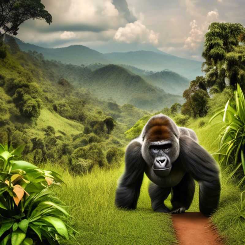 Une vue panoramique de la forêt impénétrable de Bwindi, en Ouganda, un sanctuaire pour les gorilles de montagne lors du voyage printanier d'un voyageur en solitaire, The Gap Year Traveler.