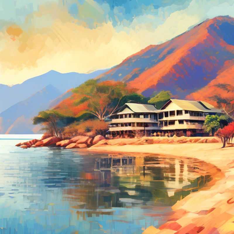 Cap Maclère, Malawi : eaux turquoise scintillantes du lac Malawi et végétation luxuriante.