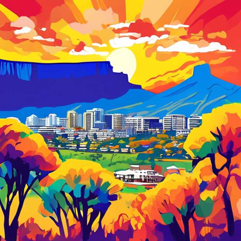 Here are a few options for alt text for an image of Table Mountain, South Africa, for an article about what's special about it: