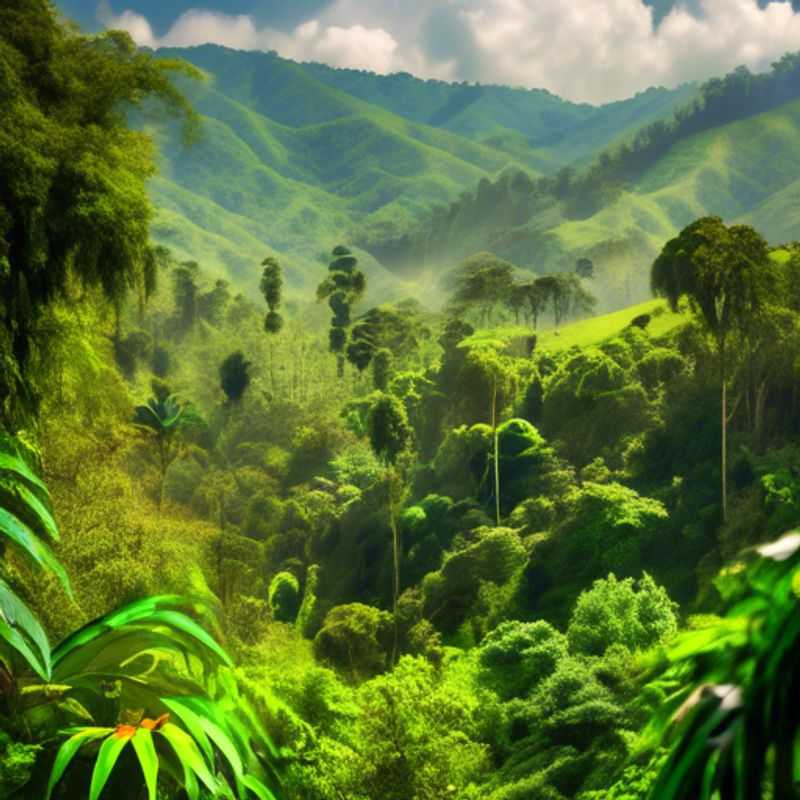 Une vue panoramique de la forêt impénétrable de Bwindi, en Ouganda, un sanctuaire pour les gorilles de montagne lors du voyage printanier d'un voyageur en solitaire, The Gap Year Traveler.