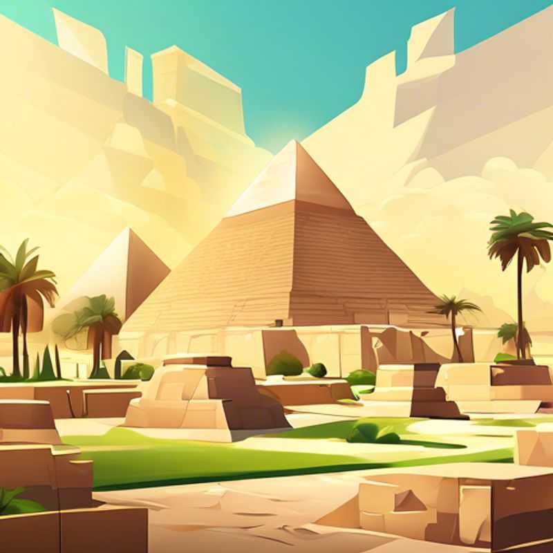 Here are a few options for alt text for an image of the Giza Necropolis, depending on the specific image: