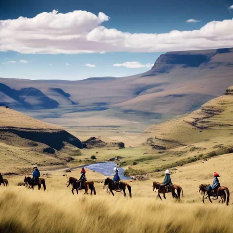 Descubre la magia de los Picos de Drakensberg en las Tierras Altas de Lesotho durante el otoño