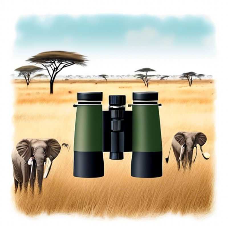 Le Masai Mara : Un Voyage au Cœur de l'Afrique Sauvage, Jumelles à la Main