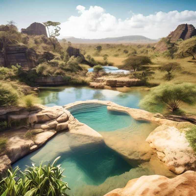 Randonnée à travers le massif d'Isalo dans le parc national d'Isalo, Madagascar, pendant l'automne : Une aventure épique mêlant légendes, mystères et découvertes