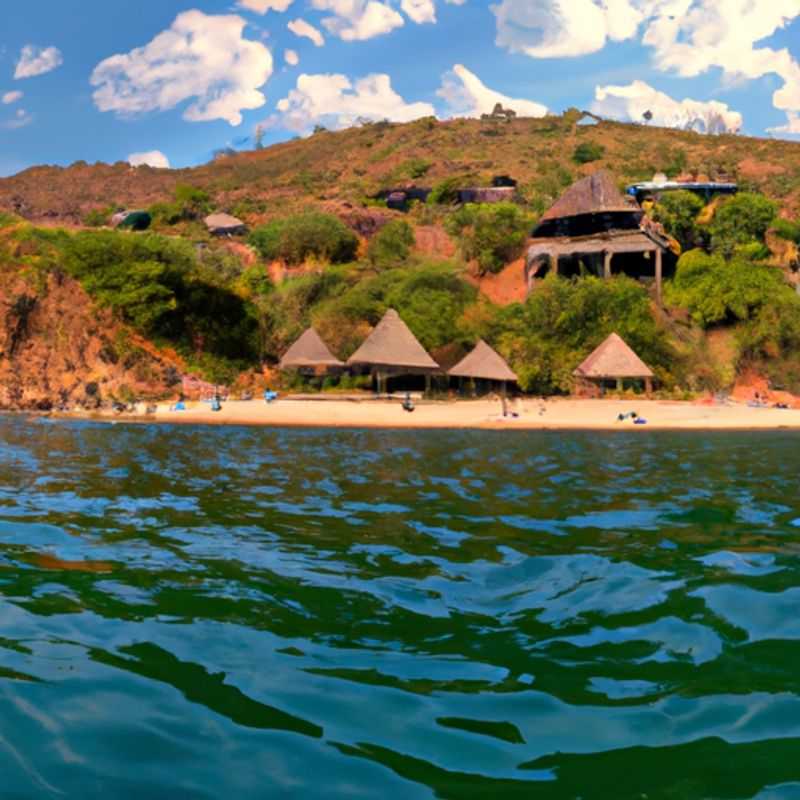 Quatre personnes profitant de la beauté sereine du lac Malawi à Cape Maclear, au Malawi, lors de leur escapade de 4 jours entre l'été et l'automne.