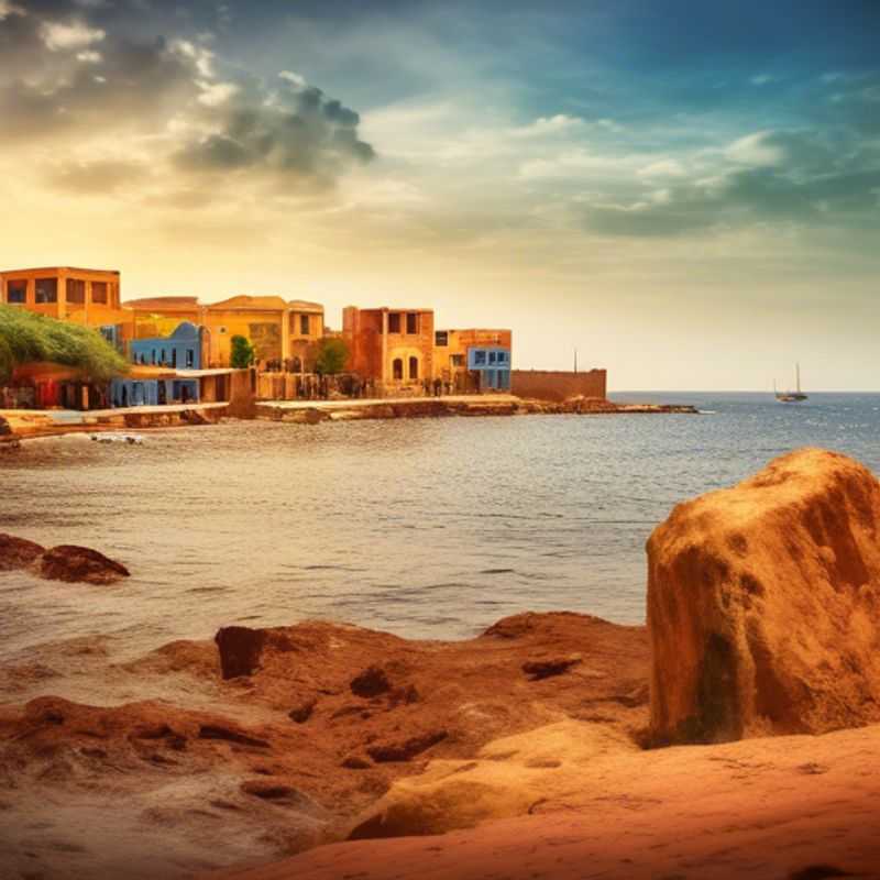 L'île de Gorée, Sénégal : un site historique poignant au charme indéniable.