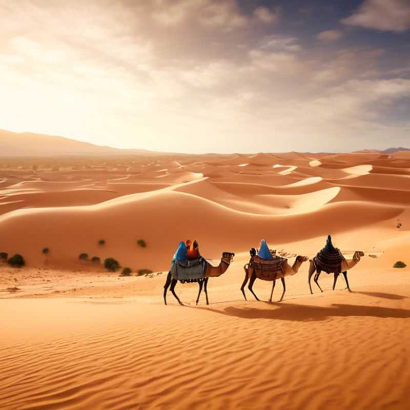 Camel Trekking Through Time: An Eco-Friendly Adventure in Merzouga's Golden Sands