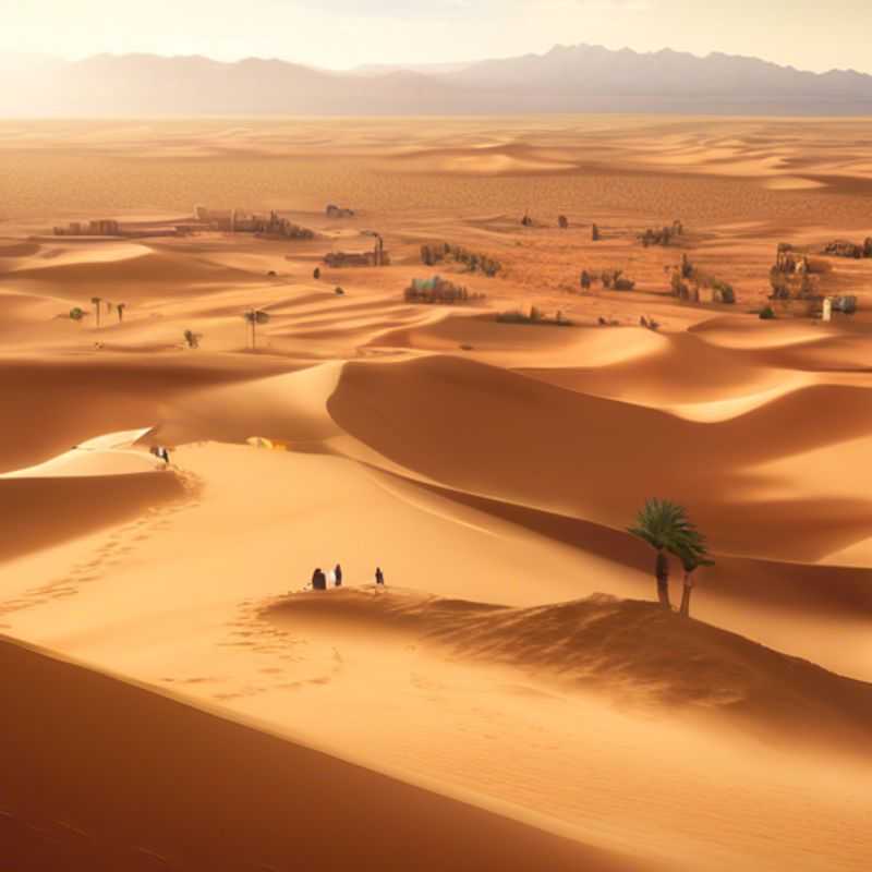 Sleeping Under a Million Stars: A Berber Oasis in the Merzouga Dunes