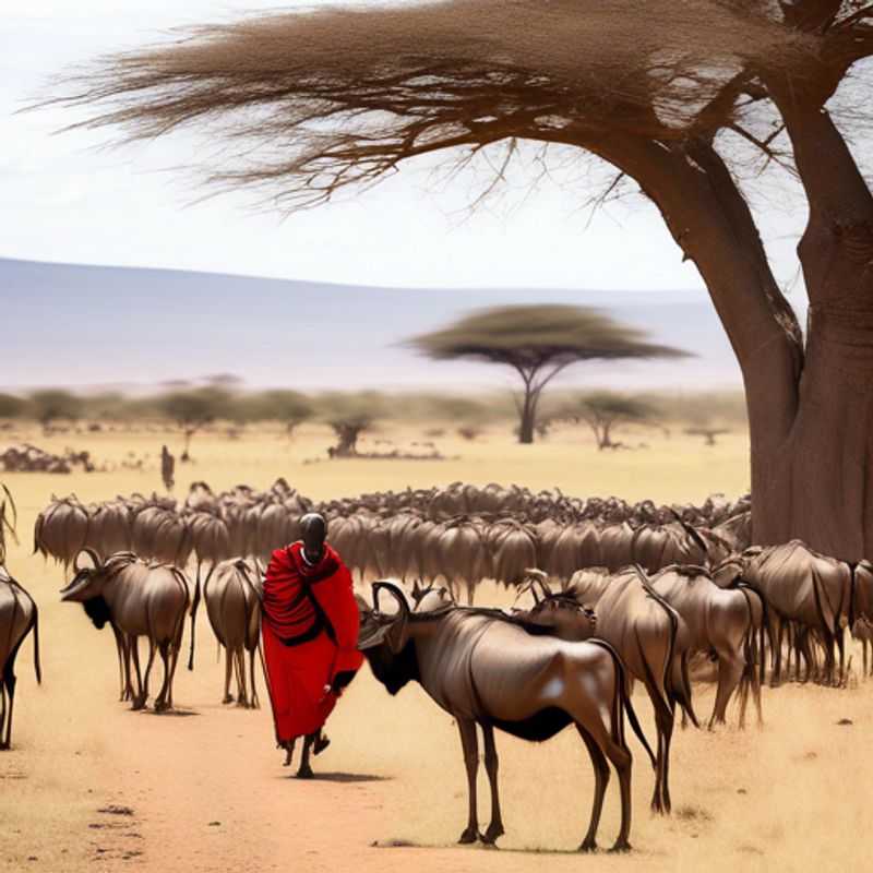Découvrez la splendeur du Cratère de Ngorongoro lors de la Migration des Gnous au Kenya/Tanzanie au printemps