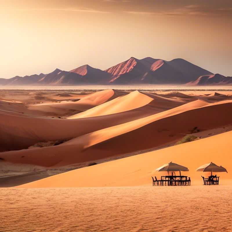 Savourez les spécialités locales d'un marché gastronomique à Walvis Bay, Namibie : Une expérience culinaire inoubliable dans les dunes de Sossusvlei